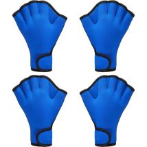 Paires de gants de natation Aqua Fit Gants d'entraînement de natation Gants en néoprène Webbed Fitness Gants d'entraînement de résistance à l'eau