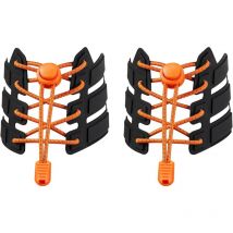 2 paires de lacets élastiques sans lacets Les enfants et les adultes n'ont pas besoin de nouer leurs lacets