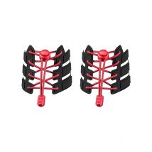 2 paires de lacets élastiques sans lacets Les enfants et les adultes n'ont pas besoin de nouer leurs lacets