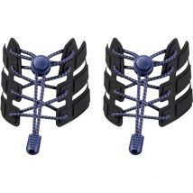 2 paires de lacets élastiques sans lacets Les enfants et les adultes n'ont pas besoin de nouer leurs lacets