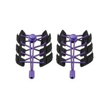 2 paires de lacets élastiques sans lacets Les enfants et les adultes n'ont pas besoin de nouer leurs lacets