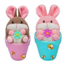 2 Paires (Pack de 4) Décorations de Pâques Décorations de lapin de Pâques Décorations de plateau superposé Lapin de Pâques Lapin de Pâquerette