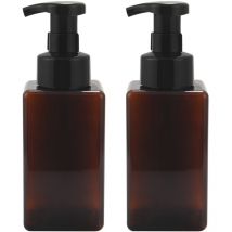 2 Paket Schaum Seifen 15 Unzen Nachfüllbarer Flüssige Handseife Leerer Plastik Pumpen Flaschen Behälter - 450 Ml