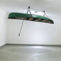 Senderpick - 2-part kayak lift plafond mount kayak hanger garage kayak plafond suspension support maintient jusqu'à 125,66 lbs.