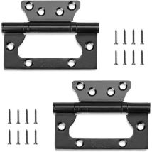 Charnières 2 Pcs 4in Paumelles Charniere Porte De Porte Pliantes Charnières De Porte En Acier Inoxydable Pour Meubles Matériel Armoire Garde Porte 