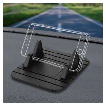Csparkv - 2 Pcs Angle Réglable Support Téléphone Portable Auto en Silicone Antidérapant,Tapis Collant Porte gps Voiture,Fixe gsm sur Tableau de Bord