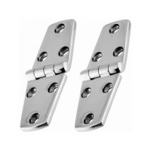2 pcs Charnière pour Navire Acier Inoxydable 316 76× 38 mm Charniere Porte Placard Utilisé pour Les Bateaux,Yachts,Charnières de Porte Les Charnières