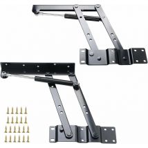 GABRIELLE 2 Pcs Charniere Table Basse Relevable,Heavy Duty Mecanisme Table Basse Relevable,Lift Up Ressort Charnière pour Table Basse