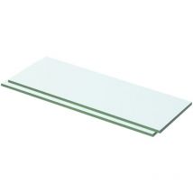 Maisonchic - 2 pcs Panneaux d'Etagère, Meubles de rangement verre transparent 50 x 12 cm sdd42645 design in