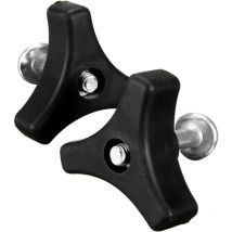 2 pcs Poignée de Tondeuse,Vis Poignée Triangulaire pour Tondeuse à Gazon,Boulon PoignéeTondeuse à Gazon,Tondeuse à Gazon Accessoires,boulons rechange