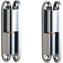 2 Pcs Stainless Steel Hinges, Screw-in Door Hinges, Screw-in Door Hinges, Refurbished Hinges For Doors, Boxes, Sheds, Windows, Fences