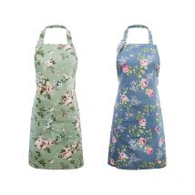 2 Pcs Tabliers de Cuisine pour Femmes, Tabliers à Fleurs pour la Cuisine, la Pâtisserie et le Jardinage, Tablier de Chef Cuisinier Vintage - Cadeau