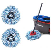 2 pcs têtes de rechange compatibles avec O-Cedar EasyWring RinseClean Spin Mop