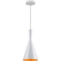 Axhup - Lampada a Sospensione, Vintage Lampada da Soffitto in Metallo, Insdustraile Stile Illuminazione con Ø19cm Paralume per Soggiorno Sala da