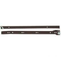 Bl guida per cassetti 35 cm marrone 2 pz 6 bl