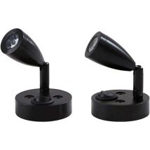 Ayyqh - 2 pièces 12V led Spot Lampe de Lecture Murale de Chevet Interrupteur réglable Camping-Car Caravane Van Caravane lumière intérieure pour