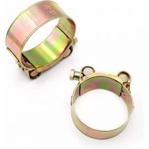 2 pièces colliers de serrage en acier inoxydable, 52-55mm Réglable Colliers de Serrage pour tuyaux haute pression, tuyaux solaires, tuyaux de