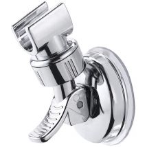 2 Pièces Support de douche à ventouse - Fixation murale pour pommeau de douche en plastique