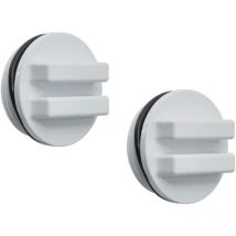 Gotrays - 2 Pièces 1. 5 Filetée Retour Ligne Hivernage Plug Filtre Bouchon de Vidange avec o- Anneau pour Hiver Piscines Pendant Hiver Et pour