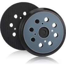 2 pieces 125 mm eccentric replacement sanding pad, 8-hole velcro sanding pad (blue)