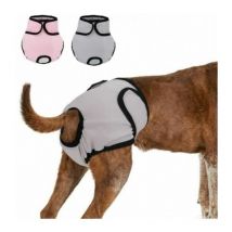 Cyslmuk - 2 Pièces 37-55CM Couche Réutilisable Pour Chien, Culotte Physiologique, Culotte Hygiénique, Lavable, Short Absorbant - Type -LPour les