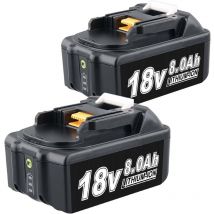 8000mAh pour Makita batterie de remplacement bl1860 18V lxt Li-ion LXT-400 bl1850 bl1830 bl1840 bl1845 BL1815