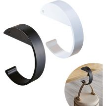 2 Pièces Accroche Sac a Main pour Table,Forme de La Lettre c Porte Sac à Main,Crochet de Sac à Main Portable,Crochet Sac à Main pour Accrocher