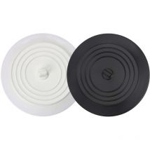 2 Pièces Bouchon de Baignoire, Bouchon Baignoire Universel 6 Pouces, Bouchon Evier Cuisine, Silicone Bouchon pour la Cuisine, pour Éviter Les