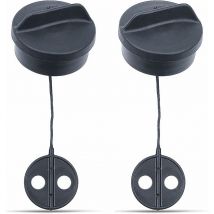 XVX - 2 Pièces Bouchon de Réservoir pour stihl FS38 FS45 FS55 FS56 FS80 FS81 FS85 FS88 FS120, aumel Bouchon Essence de Débroussailleuse Bouchon de