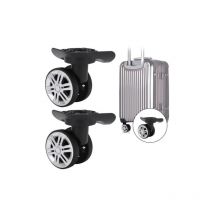 2 pièces de roulettes pivotantes de Valise, Accessoires de Roue de Bagage roulettes pivotantes de Valise de Remplacement A19 roulettes silencieuses à