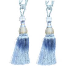 2 Pièces De Tennis Gland Suspendus Frange Porte-Clés Accessoires Décorations De Maison pour La Maison Rideaux Dorés Ornement De Maison Glands Rideaux