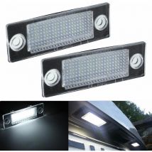 2 pièces éclairage de plaque d'immatriculation LED pour VW Volkswagen Volkswagen B5.5 B6 Caddy MK3 Golf Plus MK4 MK5