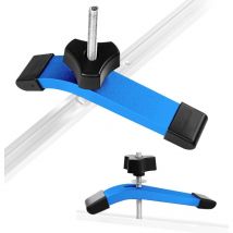 Jalleria - 2 Pièces Ensembles Serre Joint Rail de Guidage de Type t, Alliage d'aluminium M8 Pinces à Fente en t pour établi de Serrage et à
