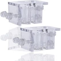 2 Pièces Fish Tank Tube Pince Titulaire Pince de Fixation de Tuyau Aquarium Clip de Fixation pour Filtre à Eau d'aquarium Porte-Tuyau Aquarium Clip,