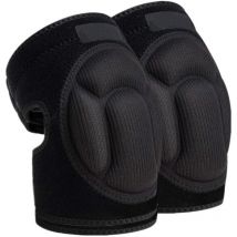 Cyslmuk - 2 pièces Genouillères de Protection, Anti-collision Éponge Épaisse Genouillere pour Jardinage, Travaux, Jogging, vtt