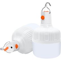 Beijiyi - 2 Pièces Lanterne de Camping, Lampe Portable avec usb Rechargeable Piles 500 Lumens Super Brillant Extérieure pour Camping Tente Terrasse
