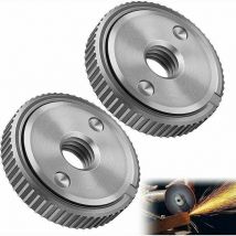 2 PièCes L'éCrou De Serrage Rapide Convient à Toutes Les Meuleuses Angulaires Avec Filetagem 14,Meuleuse D'Angle Angulaires Accessoires Disque a