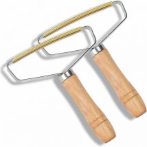 2 Pièces Manuel Anti Poil, Lint Remover, Rasoirs Anti-Bouloches, Portable Brosse Rasoir Vetements Peluche pour Tapis de Poils d'animaux
