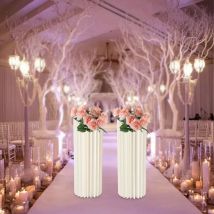Gojoy - 2 Pièces Mariages Décorations Table Cylindre Pièce Maîtresse Stand Carton Stand