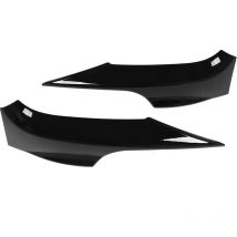YB - Jeffergarden 2 pièces noir brillant pare-chocs avant lèvre becquet gauche droite pour 3 Series E92 E93 m Sport 20062009
