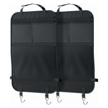 Cyslmuk - 2 pièces Organisateur de voiture, protecteurs de siège de voiture, kick mats pour siège auto