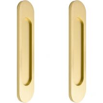 2 Pièces Poignées de Porte Coulissante Poignée Adhésives en Alliage d'Aluminium pour Meuble Armoires Fenêtres - 180CMMM Or