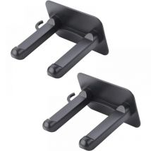 (2 Pièces) Porte Seche Cheveux, Support Sèche-Cheveux Mural Adhesif, Porte Seche Cheveux sans Percage, Support de Sèche-Cheveux Multifonctionnel,