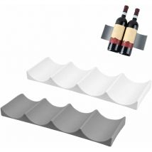 2 Pièces Range Bouteille Frigo, Porte Bouteille Vin, Rangement Bouteille Frigo, Support Bouteille Vin