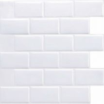 2 Pièces Stickers Carrelage pour Cuisine Salle de Bain, Credence Adhesive Cuisine, ImperméAble Carrelage Adhesif Carreaux de Autocollant Mural