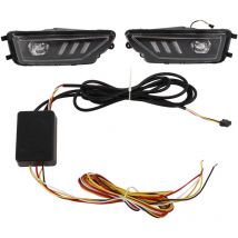 Sunxury - 2 pièces voiture led antibrouillard feux de jour dc 12V étanche antichoc Modification