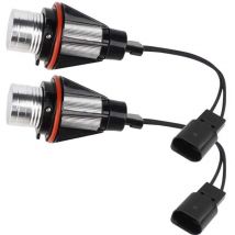 Tuserxln - 2 pièces voiture lumineuse 6500K 5W Angel Eyes lampe led pour E60 E61 E39 E53