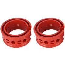 Jeffergarden 2 pièces/ensemble sebs rouge voiture amortisseurs entretoises amortisseur colle ressorts tampon outil d'entretien automatique (a)