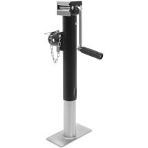 Gojoy - 2 Piedini di supporto per rimorchio, con manovella, 1000 kg, portata: supporto per carichi pesanti, supporto per camion, trattore