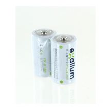 2 Piles LR20 d 1.5V Alcalines Exalium
